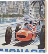 Monaco 1965 Grand Prix Wood Print