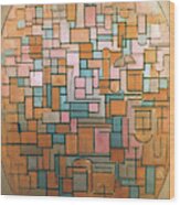 Mondrian Tableau, 1914 Wood Print