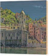 Vernazza, Italy In May Wood Print