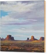 Monument Valley Wood Print