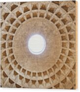 Monumental Dome Of The Pantheon Wood Print