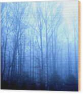 Morning Mist Wood Print