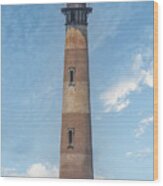 Morris Island Lighthouse - Charleston South Carolina - Standing Tall Wood Print