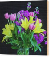 Mothers Day Bouquet X100 Wood Print