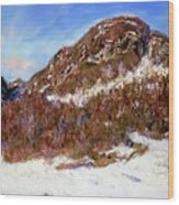 Mount Kolsaas Iii By Claude Monet 1895 Wood Print