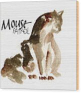 Mouse Patrol Wood Print