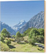 Mt. Cook From The Aoraki National Park, New Zealand #5 Wood Print
