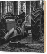My Muse, The Tractor... Wood Print