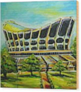 National Theatre Nigeria Wood Print