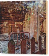 Natural Lighting And Well-ventilated -  Abandoned Bedroom Of A Nd Homestead Wood Print
