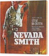 ''nevada Smith'', With Steve Mcqueen, 1966 Wood Print