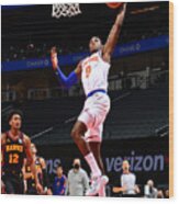 New York Knicks V Atlanta Hawks Wood Print