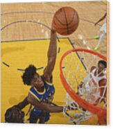 New York Knicks V Golden State Warriors Wood Print