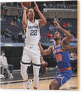 New York Knicks V Memphis Grizzlies Wood Print