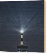 Night Light Wood Print