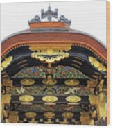 Nijo Castle Entry Detail - Kyoto, Japan Wood Print