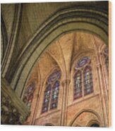 Notre Dame, Paris 6 Wood Print