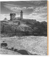 Nubble Light Wood Print