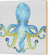 Octopus Wood Print