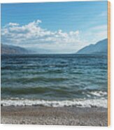 Okanagan Lake South From Antler's Beach Wood Print