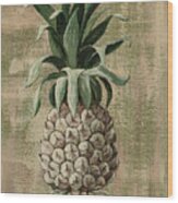 Old Fasion Pineapple 2 Wood Print