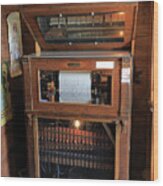 Old Sautee Store - Historic Player Piano Wood Print