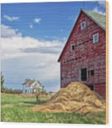 Once Upon A Farm - Solberg Homestead Wood Print