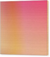 Orange Pink Fizz Gradient Abstract Wood Print