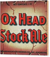 Ox Head Stock Ale Wood Print