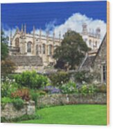 Oxford University Christ Church Memorial Garden Wood Print