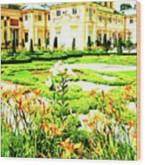 Palace In Wilanow In Warsaw, Poland 3 Wood Print