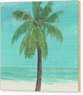 Palm Tree Wood Print