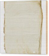 Parchment Paper Wood Print