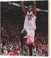 Pascal Siakam Wood Print