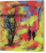 Passion For Colourful World  Around Us Wood Print