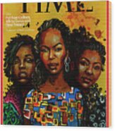Patrisse  Cullors, Alicia Garza, Opal Tometi, 2013 - Founders Of Black Lives Matter Wood Print