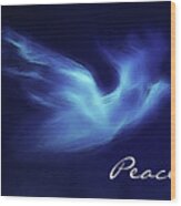 Peace Fractal Wood Print