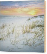 Peaceful View At The Gulf Islands National Seashore Florida Wood Print