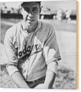 Pee Wee Reese Wood Print