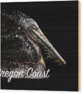 Pelican Coast Wood Print