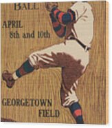 Pennsylvania Baseball - Georgetown Field Wood Print
