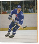 Peter Stastny Of The Nordiques Wood Print