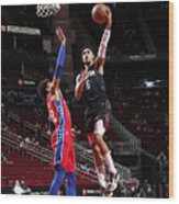 Philadelphia 76ers V Houston Rockets Wood Print