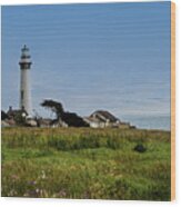 Pigeon Point Lighthouse Wood Print