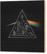 Pink Floyd Album Cover Wood Print