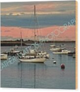 Plymouth Harbor - Summertime Wood Print