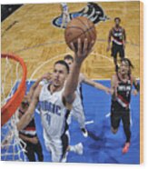 Portland Trail Blazers V Orlando Magic Wood Print