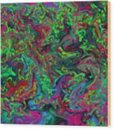 Psychedelic Consciousness Wood Print