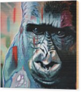 Gorilla - Wood Print