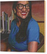 Rashida Tlaib Wood Print